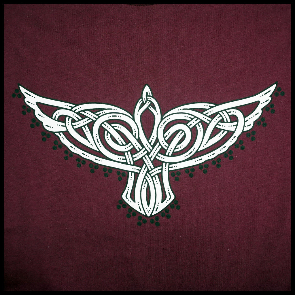 Celtic Raven T-Shirt by Walker Metlamsiths