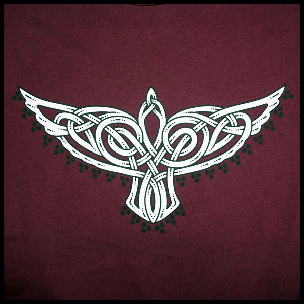 Celtic Raven T-Shirt by Walker Metlamsiths