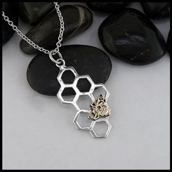 honeycomb pendant 