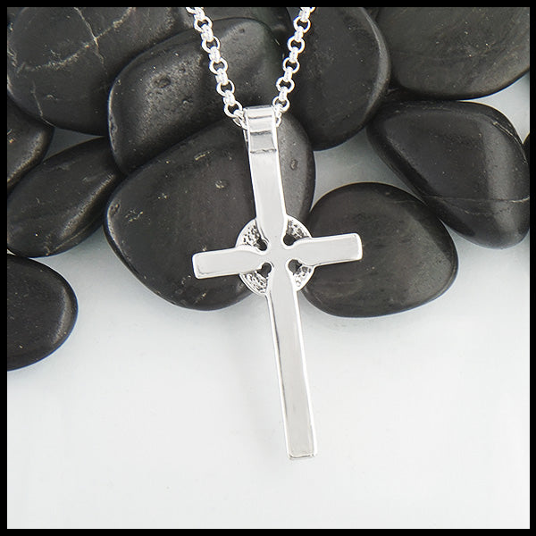 Sterling Silver plain Celtic Cross