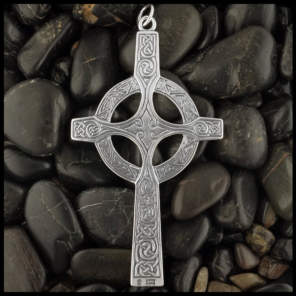 Sterling silver Ardagh Pectoral Cross pendant