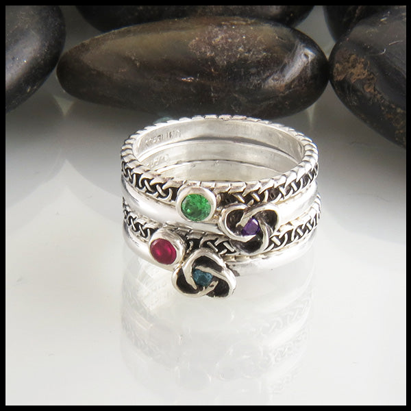 celtic stacking ring