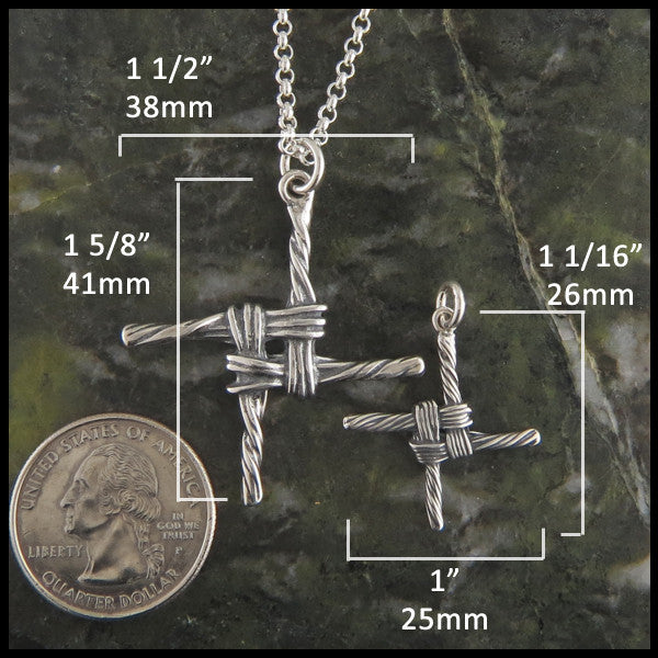 Traditional St Brigid Celtic Cross in Sterling Silver