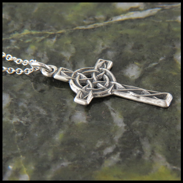 Unique Celtic Cross in Sterling Silver
