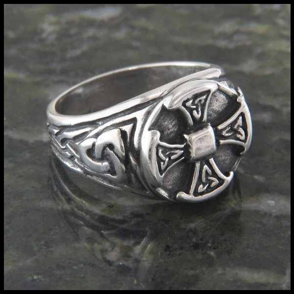 Celtic Cross Signet Ring