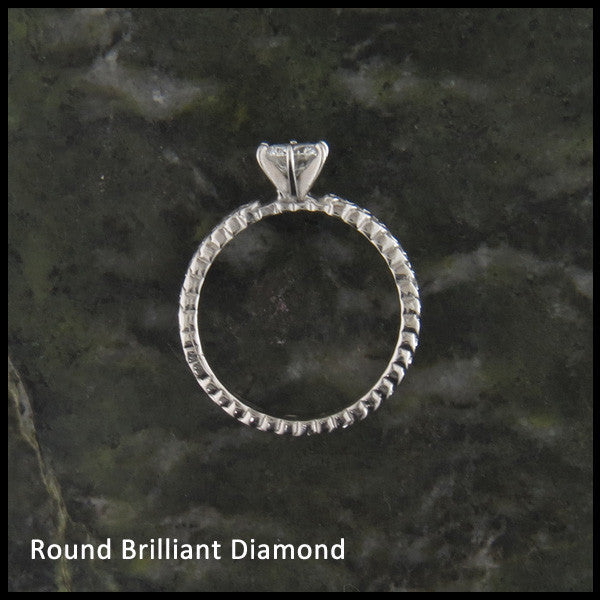 Josephine's Knot Celtic Diamond Engagement ring