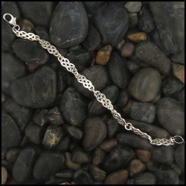 Celtic Knot Bracelet in Silver