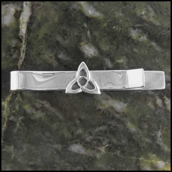 Triquetra or Trinity Knot Mens Sterling Silver Jewelry Set