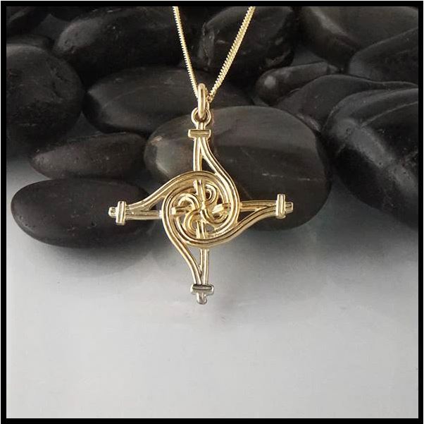 Handcrafted Celtic Crosses in Sterling Silver and 14K Gold
