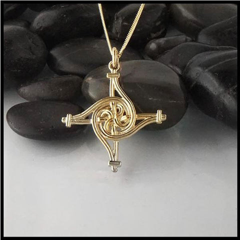 Handcrafted Celtic Crosses in Sterling Silver and 14K Gold
