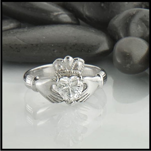 Irish Claddagh Jewelry in Sterling Silver and 14K Gold