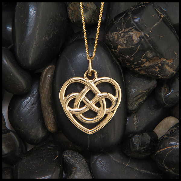 Celtic Pendants and Necklaces in Sterling Silver and 14K Gold Handcrafted by Walker Metalsmiths