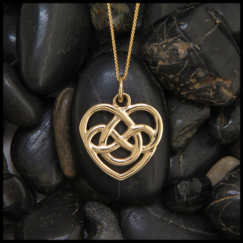 Celtic Pendants and Necklaces in Sterling Silver and 14K Gold Handcrafted by Walker Metalsmiths