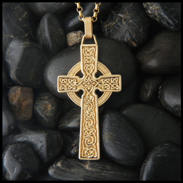 Handcrafted 14K Gold Celtic Crosses
