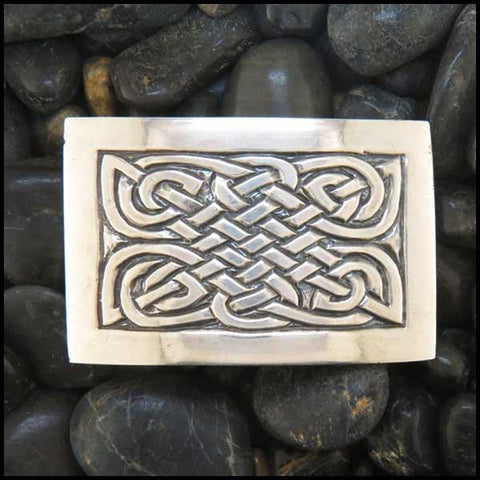 Walker Metalsmiths Handcrafted Celtic Belt Buckles in Sterling Silver and Bronze
