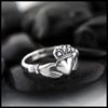 Heritage Claddagh ring in sterling silver