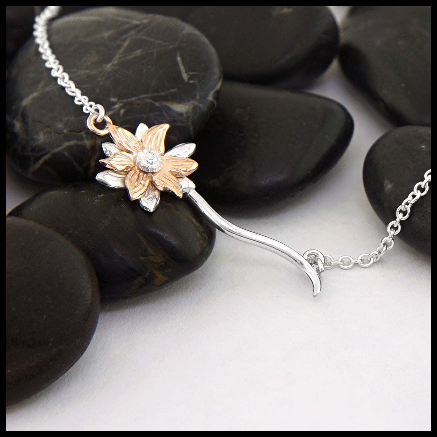 Flower Pendant Sterling Silver Lotus Jewelry Lotus Pendant In