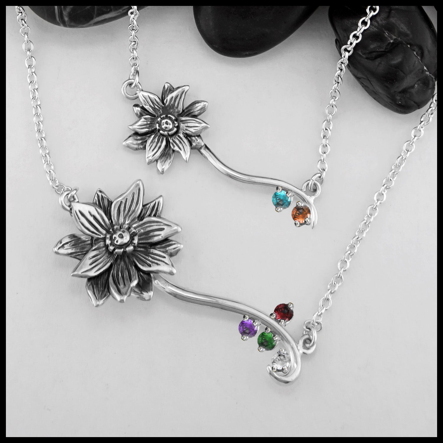 Mother's Lotus Necklace Walker Metalsmiths - Main Image