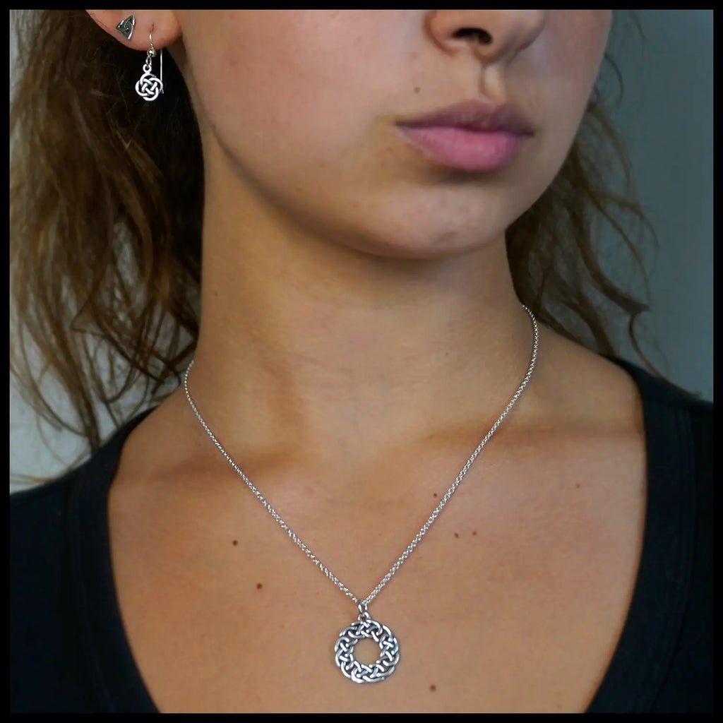 Josephine's Knot Pendant and Earring Set