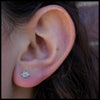 Dainty Snowflake Post Earrings
