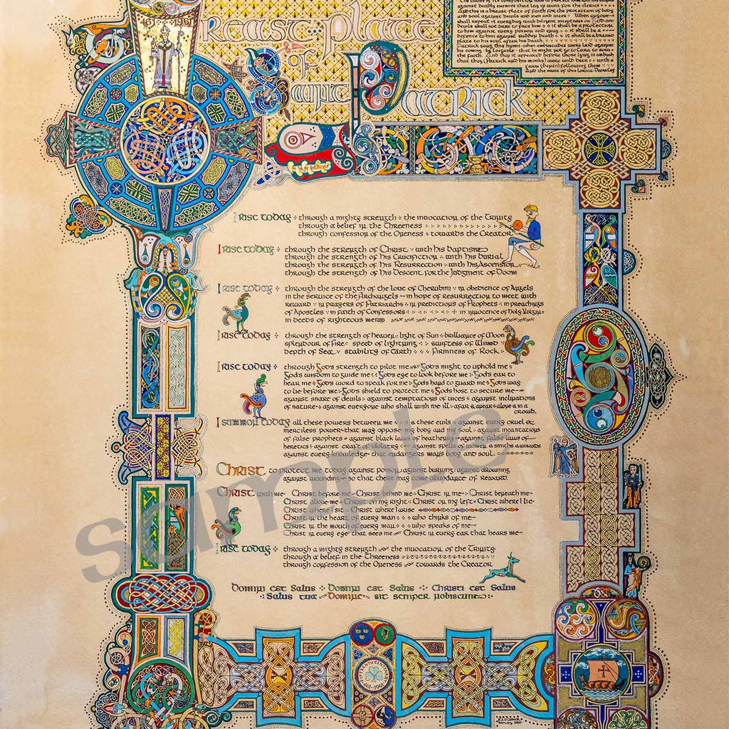 St. Patrick's Breast Plate Print