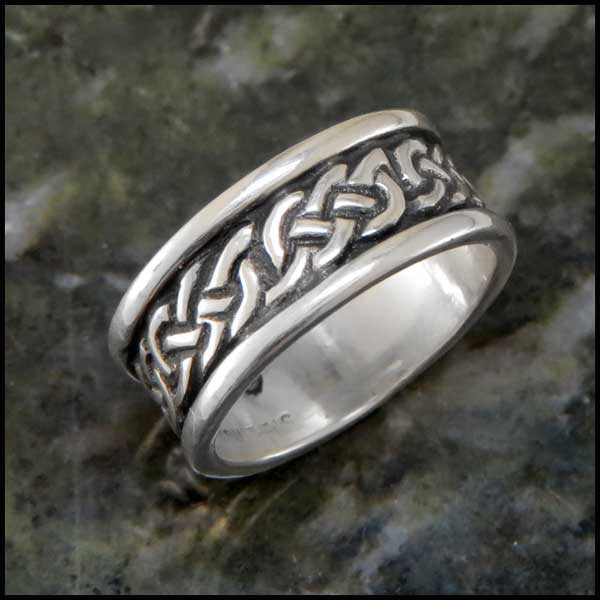 Josephine's Knot Wide Band in Silver
