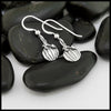 Sterling Silver Pumpkin Drop Earrings