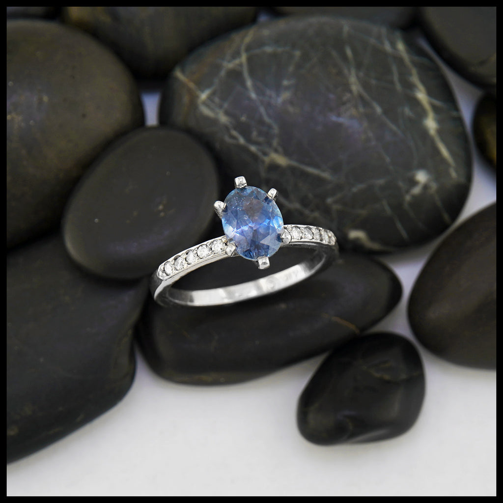 Montana Sapphire and Diamonds Ring