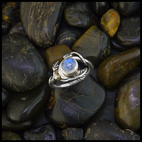 Moonstone Forest Ring