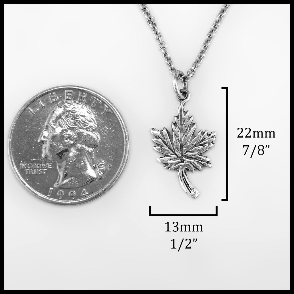 Pendant: Length 22mm 7/8" width 13mm 1/2"