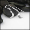 Crescent Moon Drop Earrings