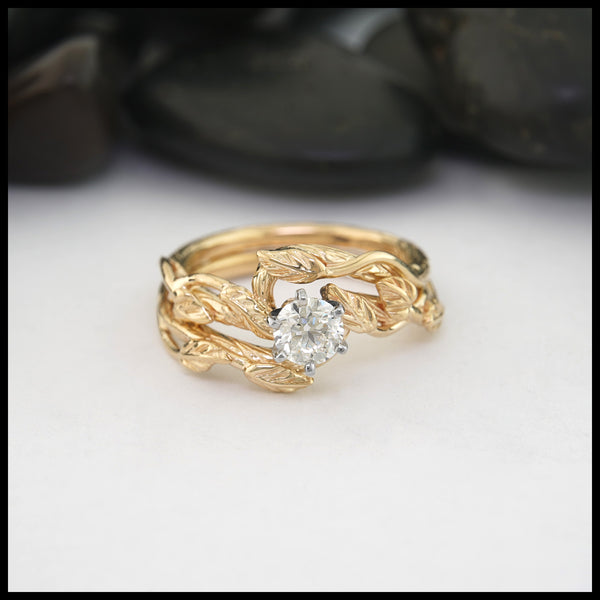 Entangled Engagement Set in 14K Yellow Gold
