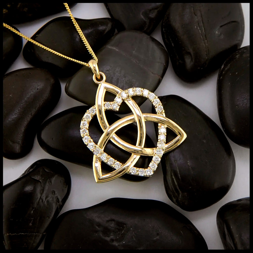 Lab Grown Diamond Pendant in 14K Yellow Gold