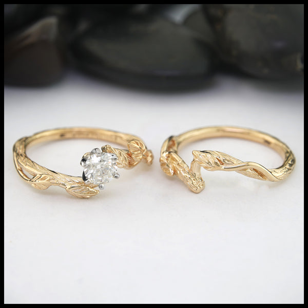 Entangled Engagement Set in 14K Yellow Gold