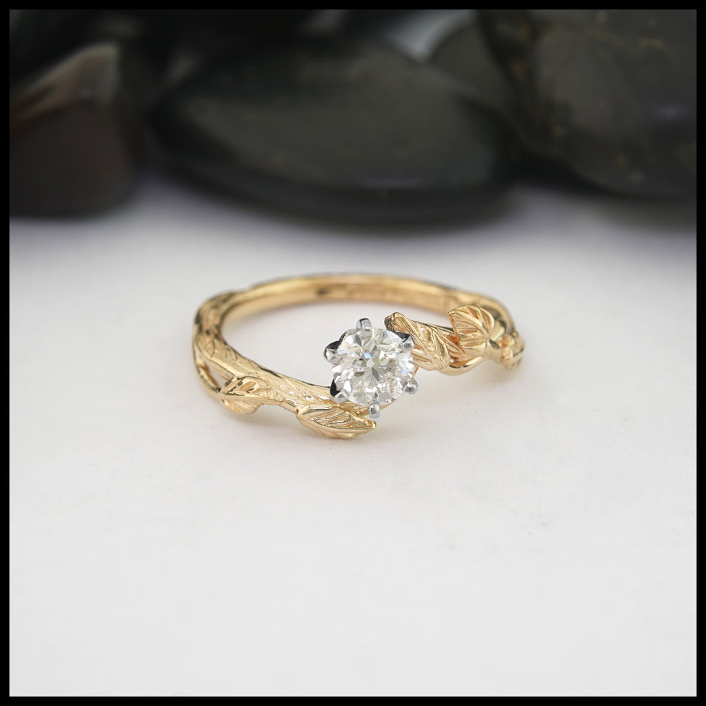 Engagement ring front view