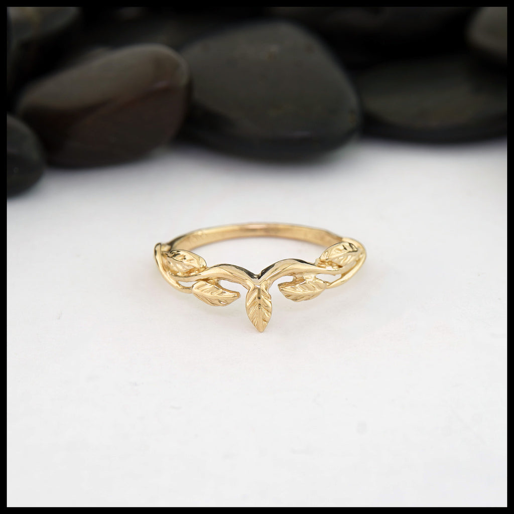 Front View Yellow Gold