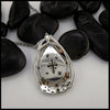 Cutout snowflake motifs on the reverse of the Sterling Silver Bezel setting