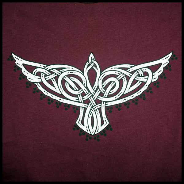 Celtic Raven T-Shirt by Walker Metlamsiths