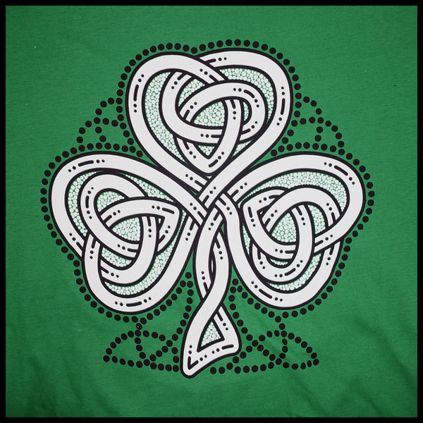 Celtic Sweetheart Shamrock T-Shirt by Walker Metalsmiths