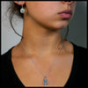 English Rose Pendant and Earring Set