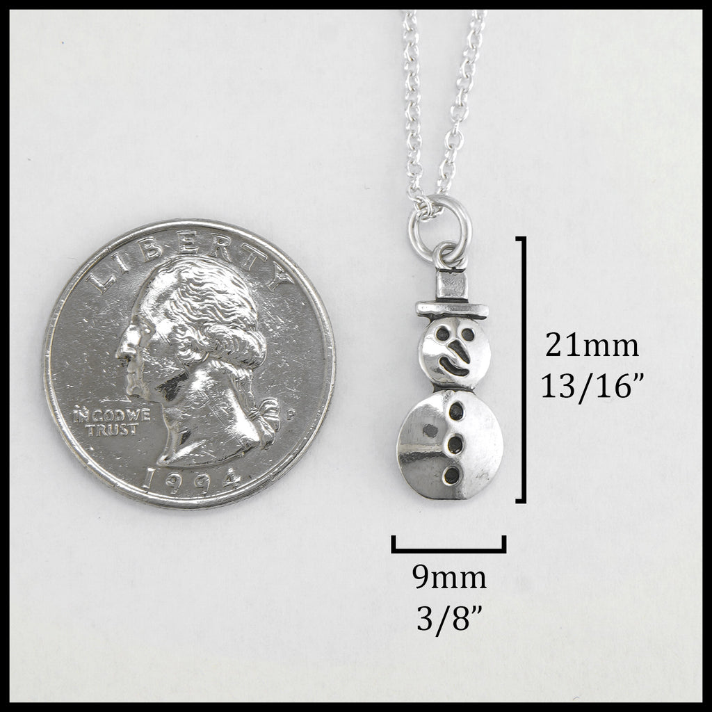 Large Pendant: Length 21mm 13/16" width 9mm 3/8"