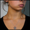 Celtic Dove Pendant and Earring Set in Silver