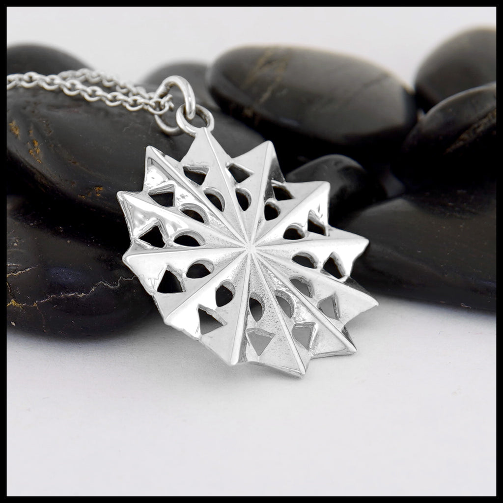 Angled View of Cheryl's Snowflake