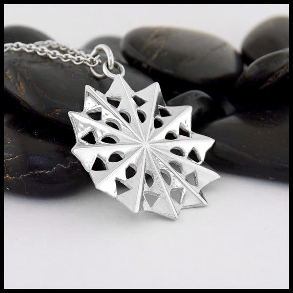 Angled View of Cheryl's Snowflake