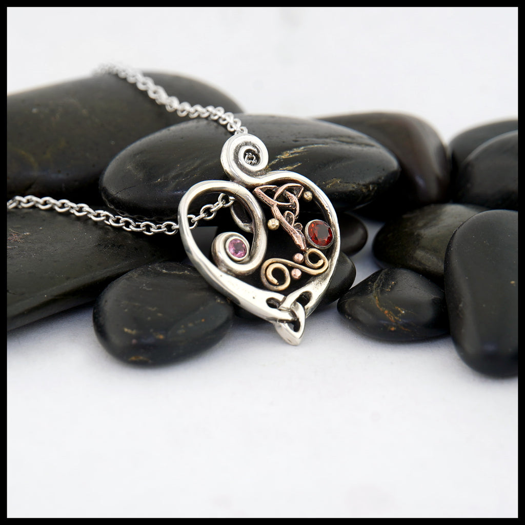 Custom Celtic Heart Pendant