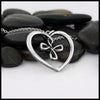 Large Cross My Heart Pendant