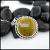 Ocean Jasper pendant in Sterling Silver