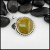 Ocean Jasper pendant in Sterling Silver