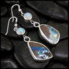 Opal Dream Drop Earrings in Sterling Silver