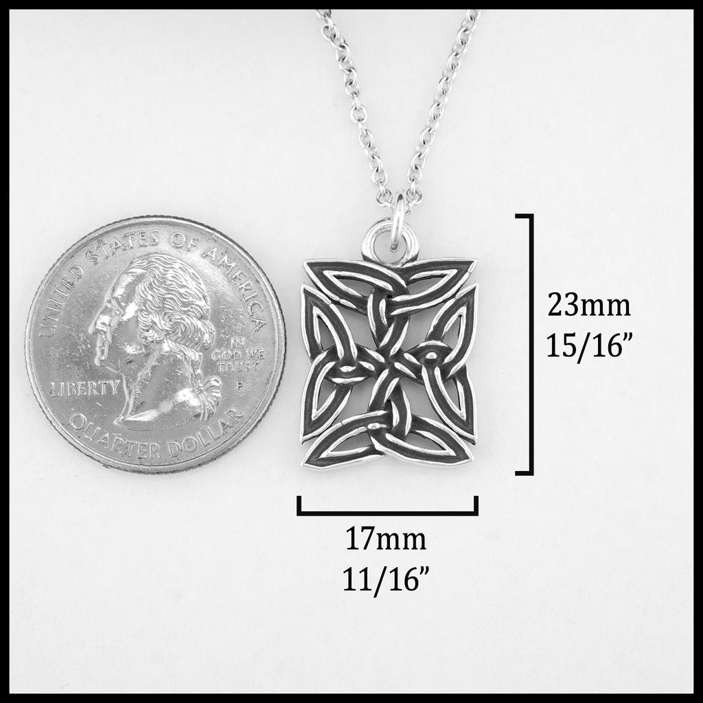 Length 23mm 15/16" width 17mm 11/16"